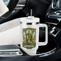 Funny Saint Patrick Go'n Git Snake Tumbler With Handle St Patricks Day