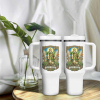 Funny Saint Patrick Go'n Git Snake Tumbler With Handle St Patricks Day