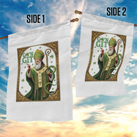 Saint Patrick Go'n Git Garden Flag Funny St Patricks Day Snake Legend