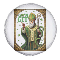 Saint Patrick Go'n Git Spare Tire Cover Funny St Patricks Day Snake Legend