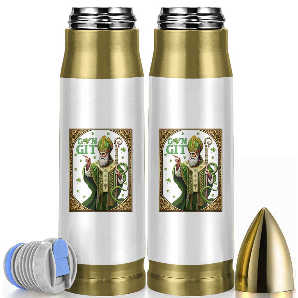 Saint Patrick Go'n Git Bullet Tumbler Funny St Patricks Day Snake Legend