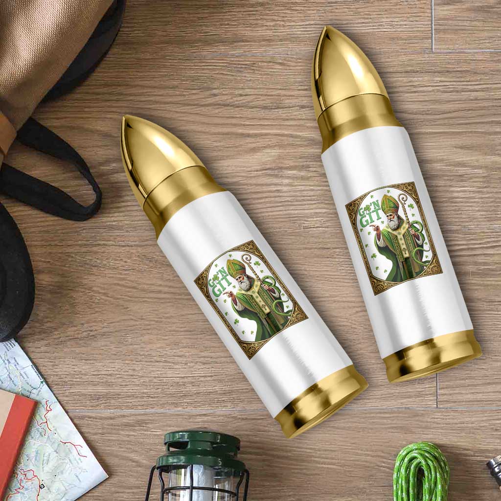 Saint Patrick Go'n Git Bullet Tumbler Funny St Patricks Day Snake Legend
