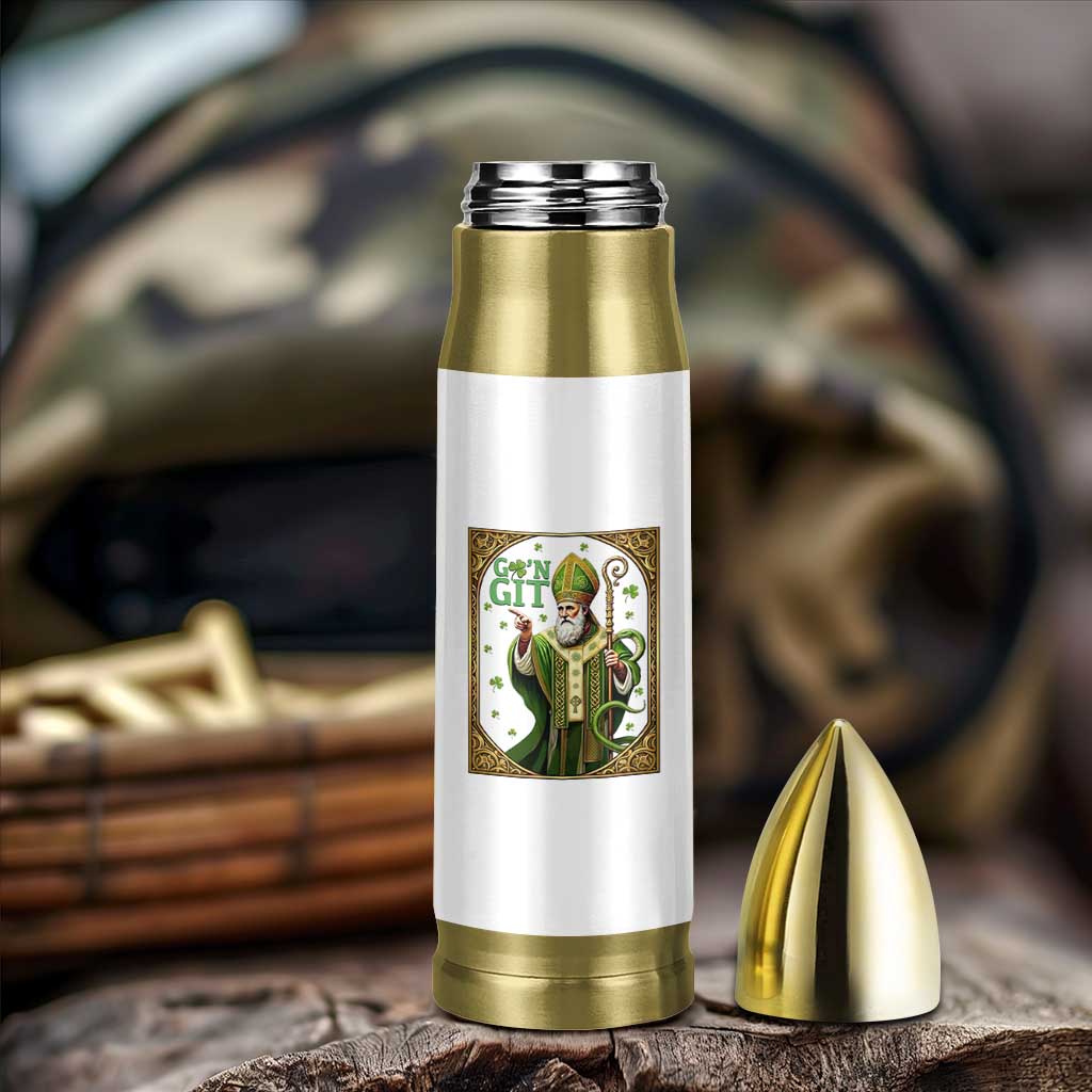 Saint Patrick Go'n Git Bullet Tumbler Funny St Patricks Day Snake Legend