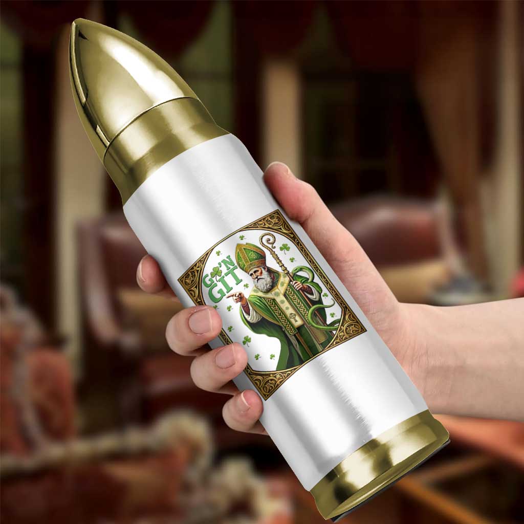 Saint Patrick Go'n Git Bullet Tumbler Funny St Patricks Day Snake Legend