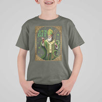 Saint Patrick Go'n Git T Shirt For Kid Funny St Patricks Day Snake Legend