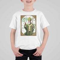 Saint Patrick Go'n Git T Shirt For Kid Funny St Patricks Day Snake Legend