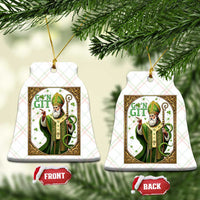 Saint Patrick Go'n Git Ceramic Ornament Funny St Patricks Day Snake Legend
