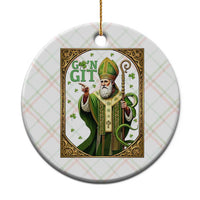 Saint Patrick Go'n Git Ceramic Ornament Funny St Patricks Day Snake Legend