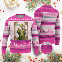 Saint Patrick Go'n Git Ugly Christmas Sweater Funny St Patricks Day Snake Legend