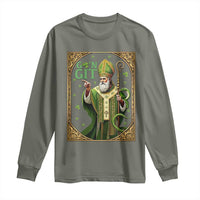 Saint Patrick Go'n Git Long Sleeve Shirt Funny St Patricks Day Snake Legend