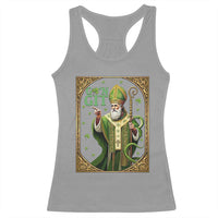 Saint Patrick Go'n Git Racerback Tank Top Funny St Patricks Day Snake Legend