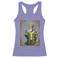 Saint Patrick Go'n Git Racerback Tank Top Funny St Patricks Day Snake Legend