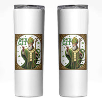 Saint Patrick Go'n Git Skinny Tumbler Funny St Patricks Day Snake Legend