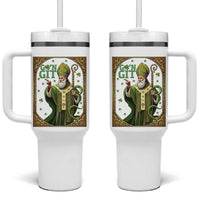 Saint Patrick Go'n Git Tumbler With Handle Funny St Patricks Day Snake Legend
