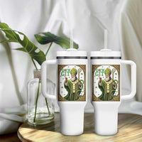 Saint Patrick Go'n Git Tumbler With Handle Funny St Patricks Day Snake Legend