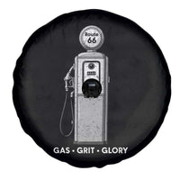 Route Highway 66 Americana Road Trip Spare Tire Cover Gas Grill Glory