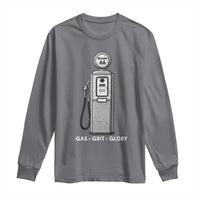Route Highway 66 Americana Road Trip Long Sleeve Shirt Gas Grill Glory