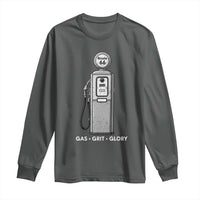 Route Highway 66 Americana Road Trip Long Sleeve Shirt Gas Grill Glory