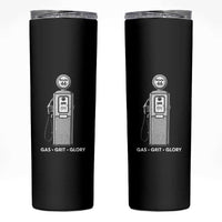Route Highway 66 Americana Road Trip Skinny Tumbler Gas Grill Glory