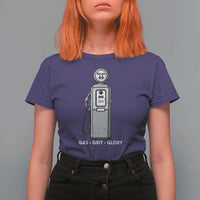 Route Highway 66 Americana Road Trip T Shirt For Women Gas Grill Glory