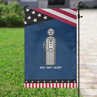 Route Highway 66 Americana Road Trip Garden Flag Gas Grill Glory