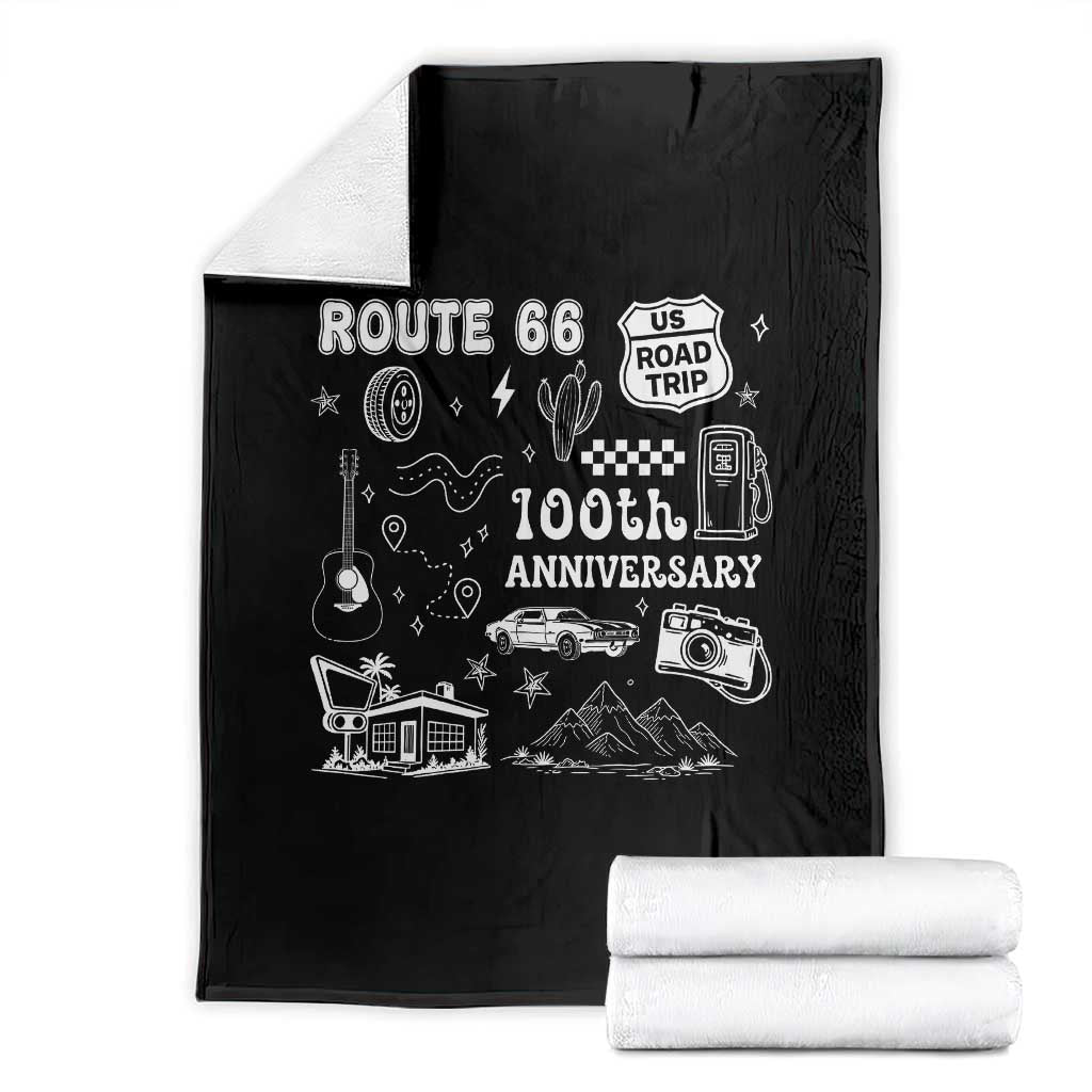Route Highway 66 100th Anniversary Throw Blanket The Mother Road Centennial