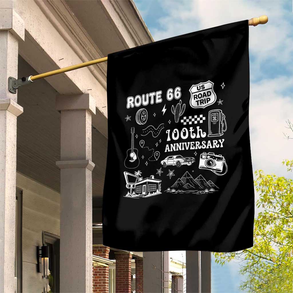Route Highway 66 100th Anniversary Garden Flag The Mother Road Centennial