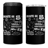 Route Highway 66 100th Anniversary 4 in 1 Can Cooler Tumbler The Mother Road Centennial