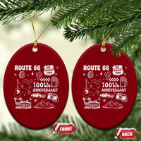Route Highway 66 100th Anniversary Ceramic Ornament The Mother Road Centennial