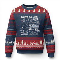 Route Highway 66 100th Anniversary Ugly Christmas Sweater The Mother Road Centennial