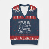 Route Highway 66 100th Anniversary V-Neck Knit Sweater Vest The Mother Road Centennial