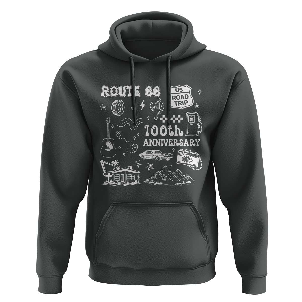 Route Highway 66 100th Anniversary Hoodie The Mother Road Centennial
