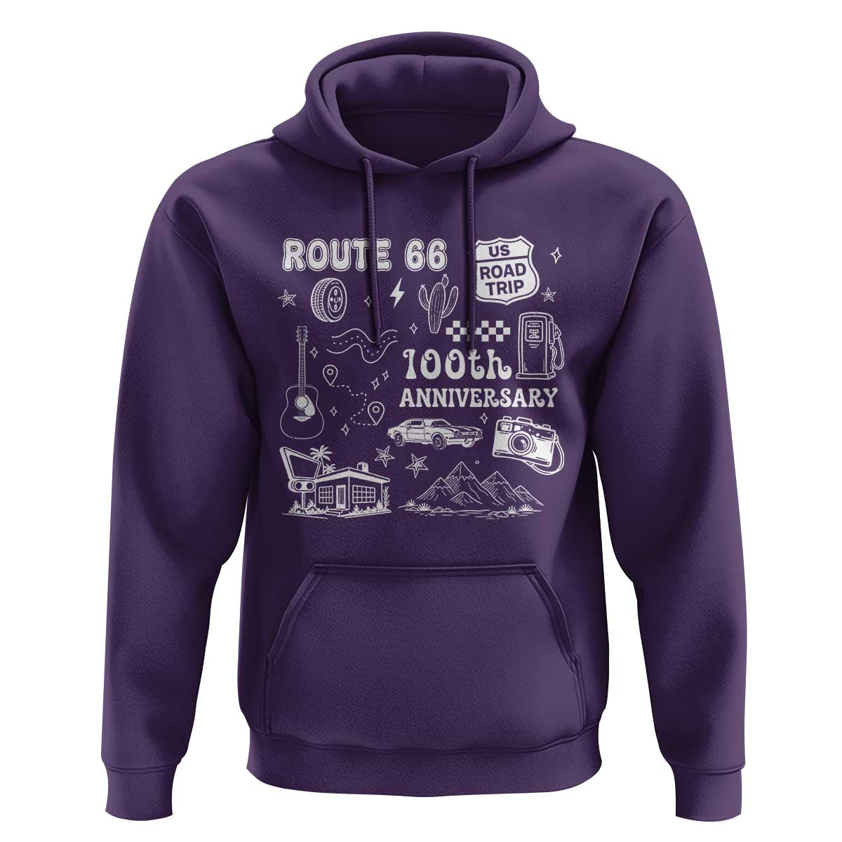 Route Highway 66 100th Anniversary Hoodie The Mother Road Centennial