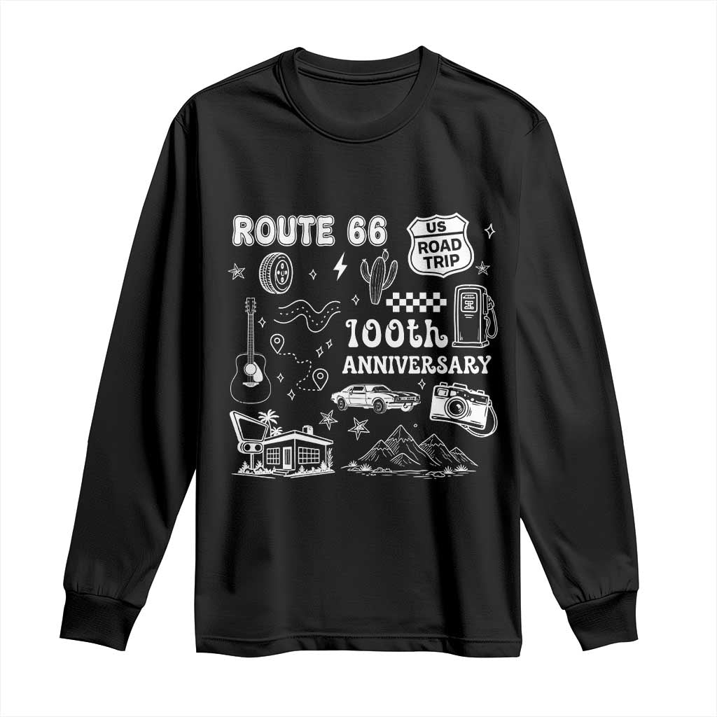 Route Highway 66 100th Anniversary Long Sleeve Shirt The Mother Road Centennial