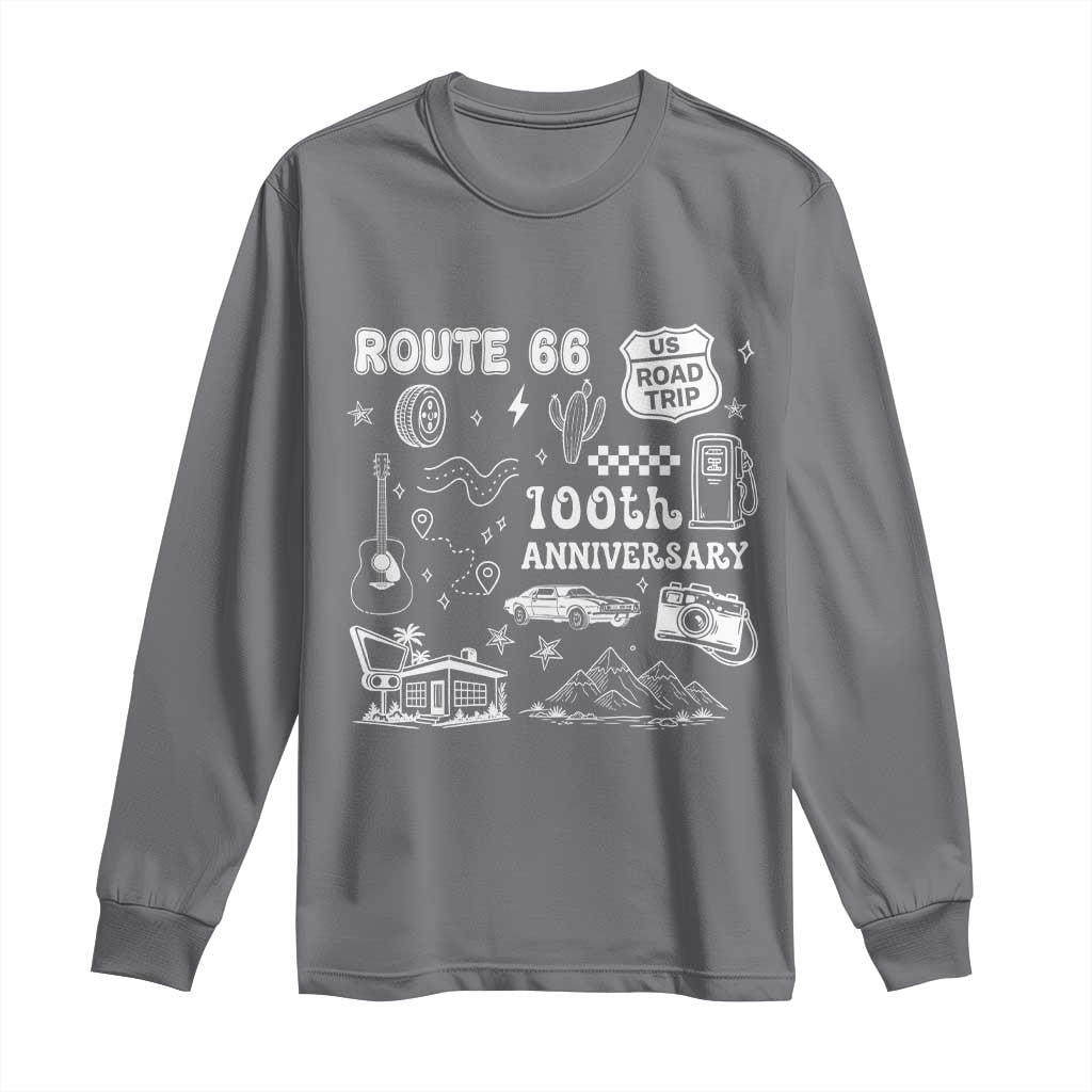 Route Highway 66 100th Anniversary Long Sleeve Shirt The Mother Road Centennial