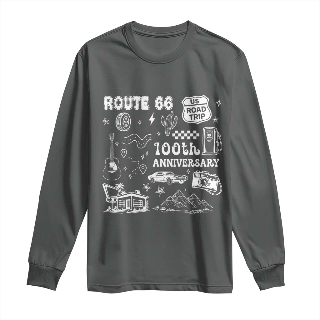 Route Highway 66 100th Anniversary Long Sleeve Shirt The Mother Road Centennial