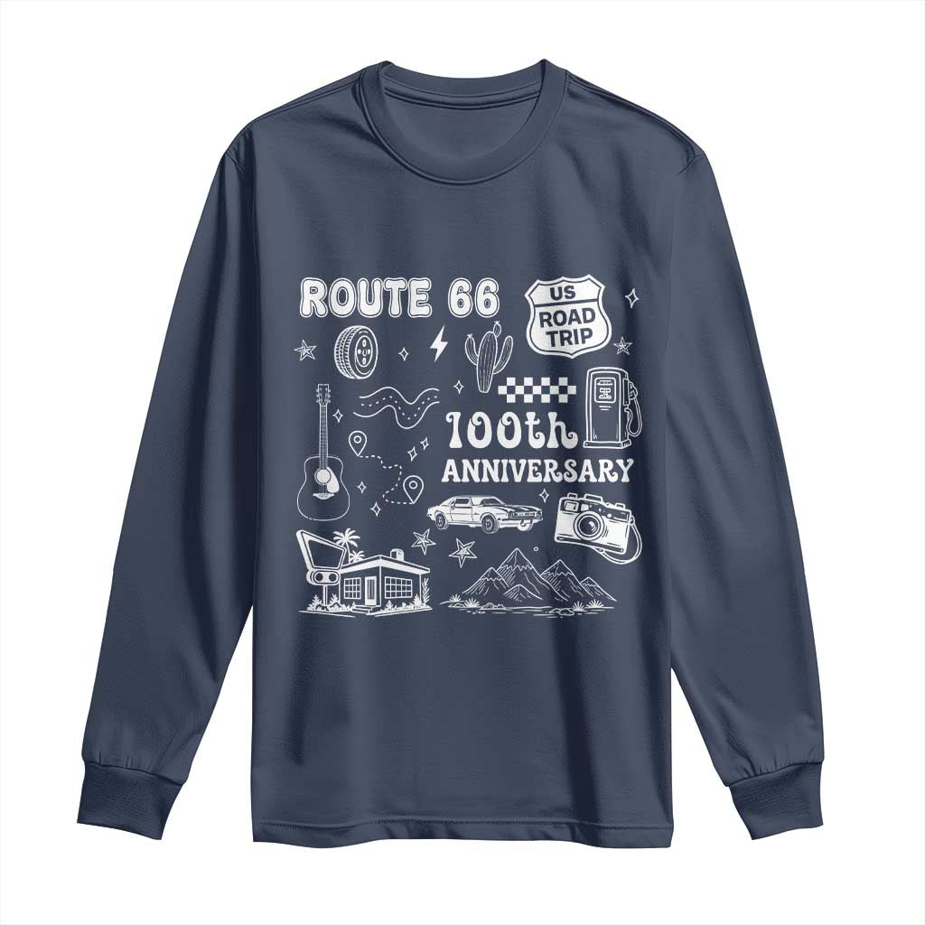Route Highway 66 100th Anniversary Long Sleeve Shirt The Mother Road Centennial
