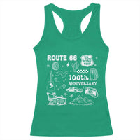 Route Highway 66 100th Anniversary Racerback Tank Top The Mother Road Centennial