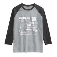 Route Highway 66 100th Anniversary Raglan Shirt The Mother Road Centennial