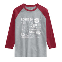 Route Highway 66 100th Anniversary Raglan Shirt The Mother Road Centennial