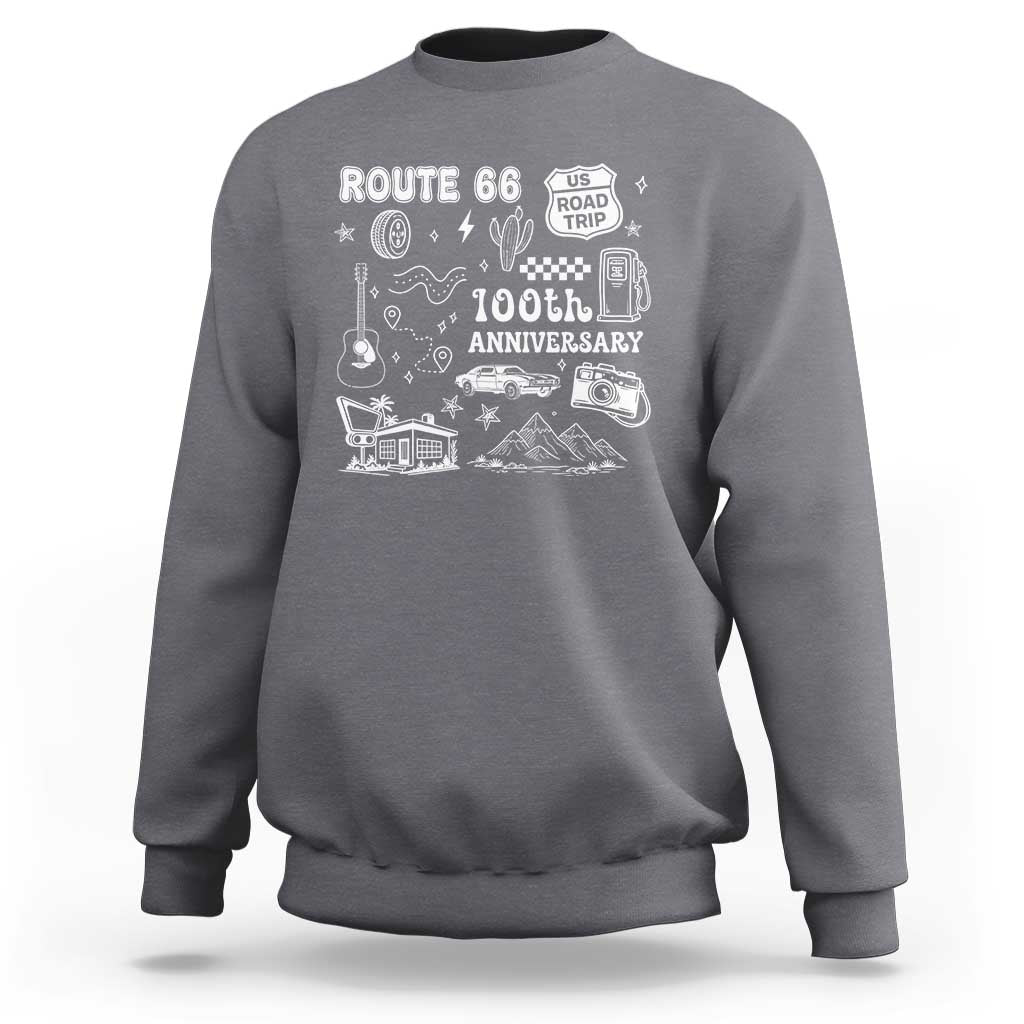 Route Highway 66 100th Anniversary Sweatshirt The Mother Road Centennial