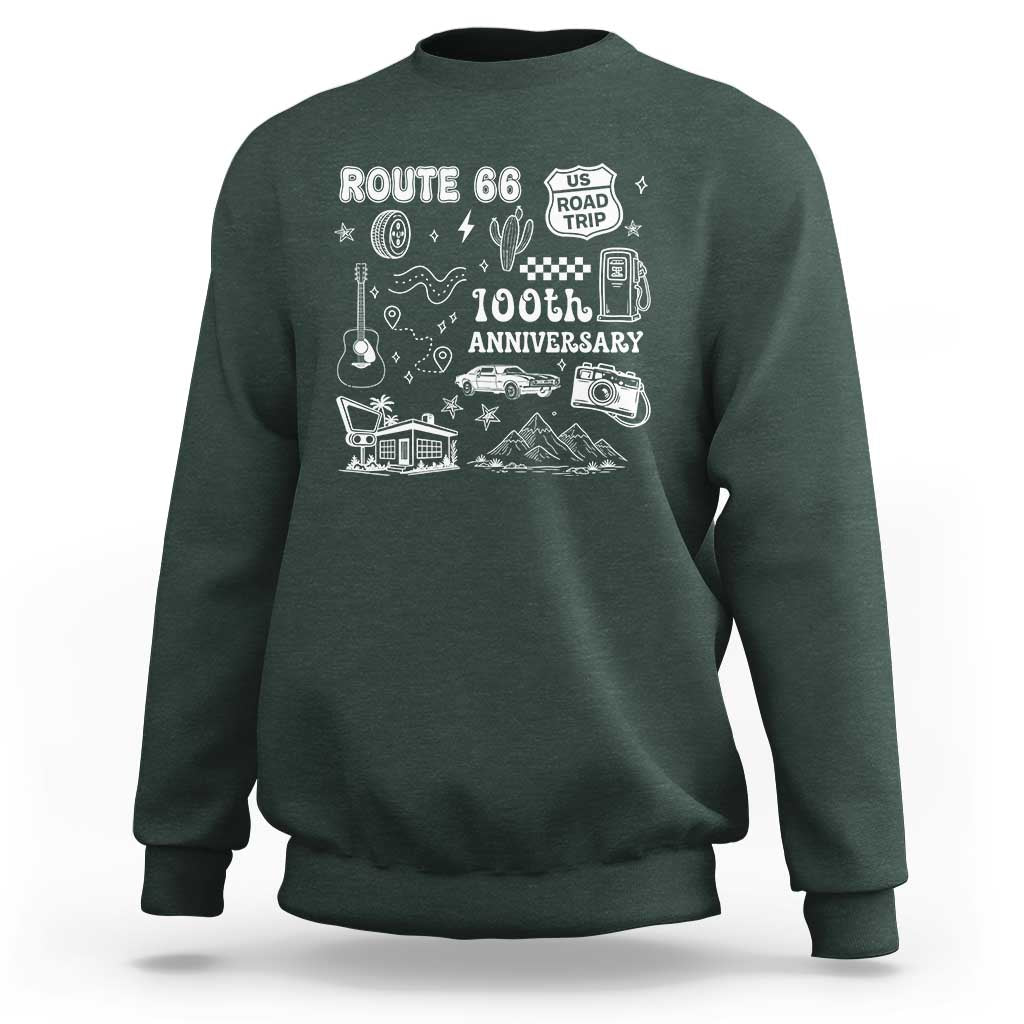 Route Highway 66 100th Anniversary Sweatshirt The Mother Road Centennial
