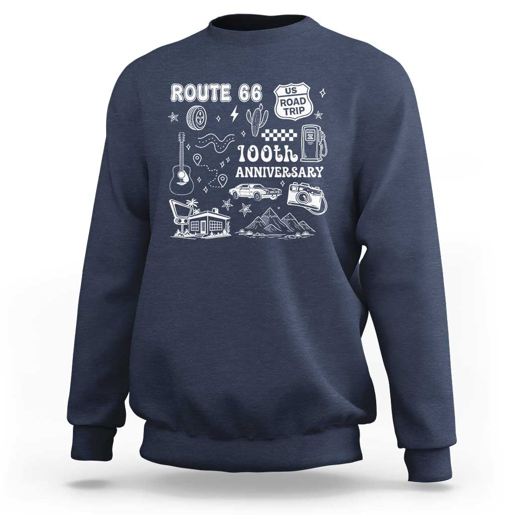 Route Highway 66 100th Anniversary Sweatshirt The Mother Road Centennial