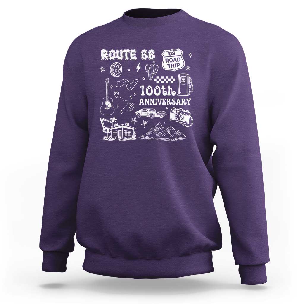 Route Highway 66 100th Anniversary Sweatshirt The Mother Road Centennial