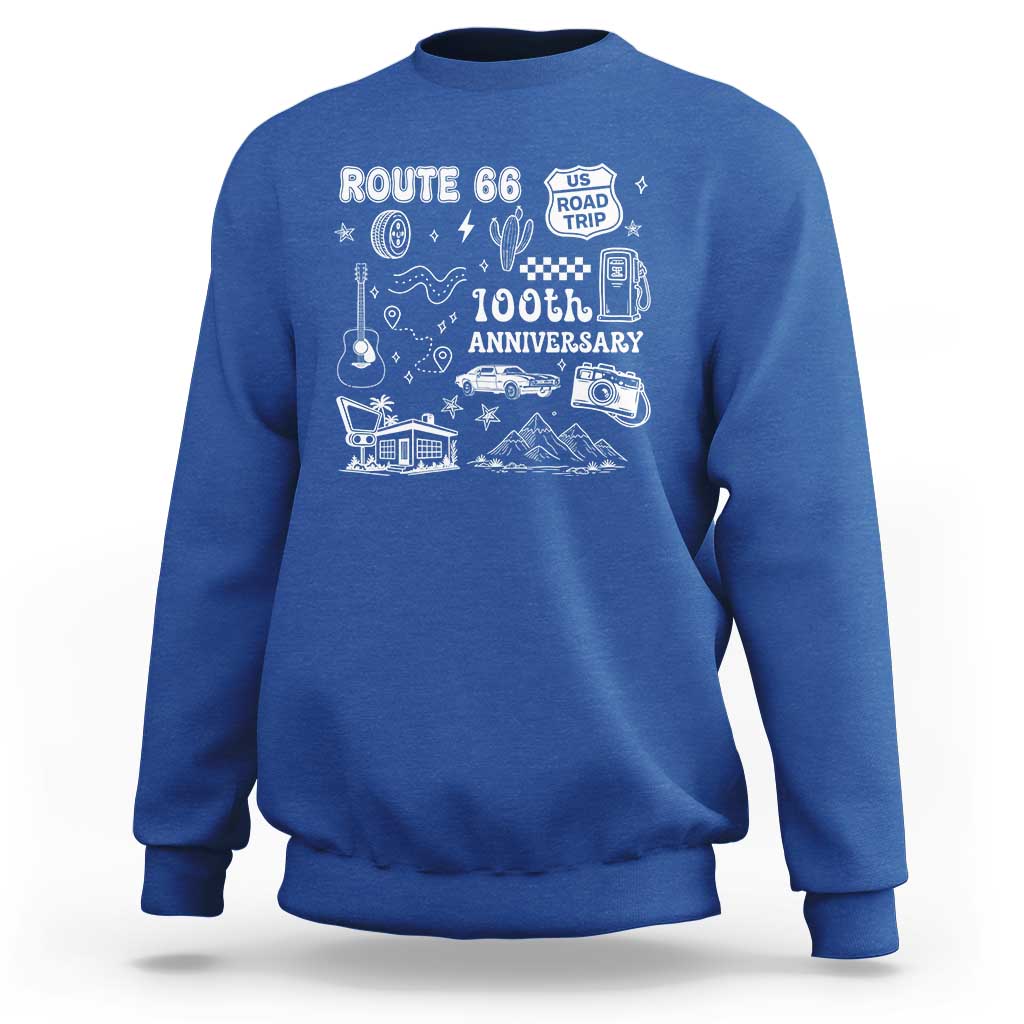 Route Highway 66 100th Anniversary Sweatshirt The Mother Road Centennial