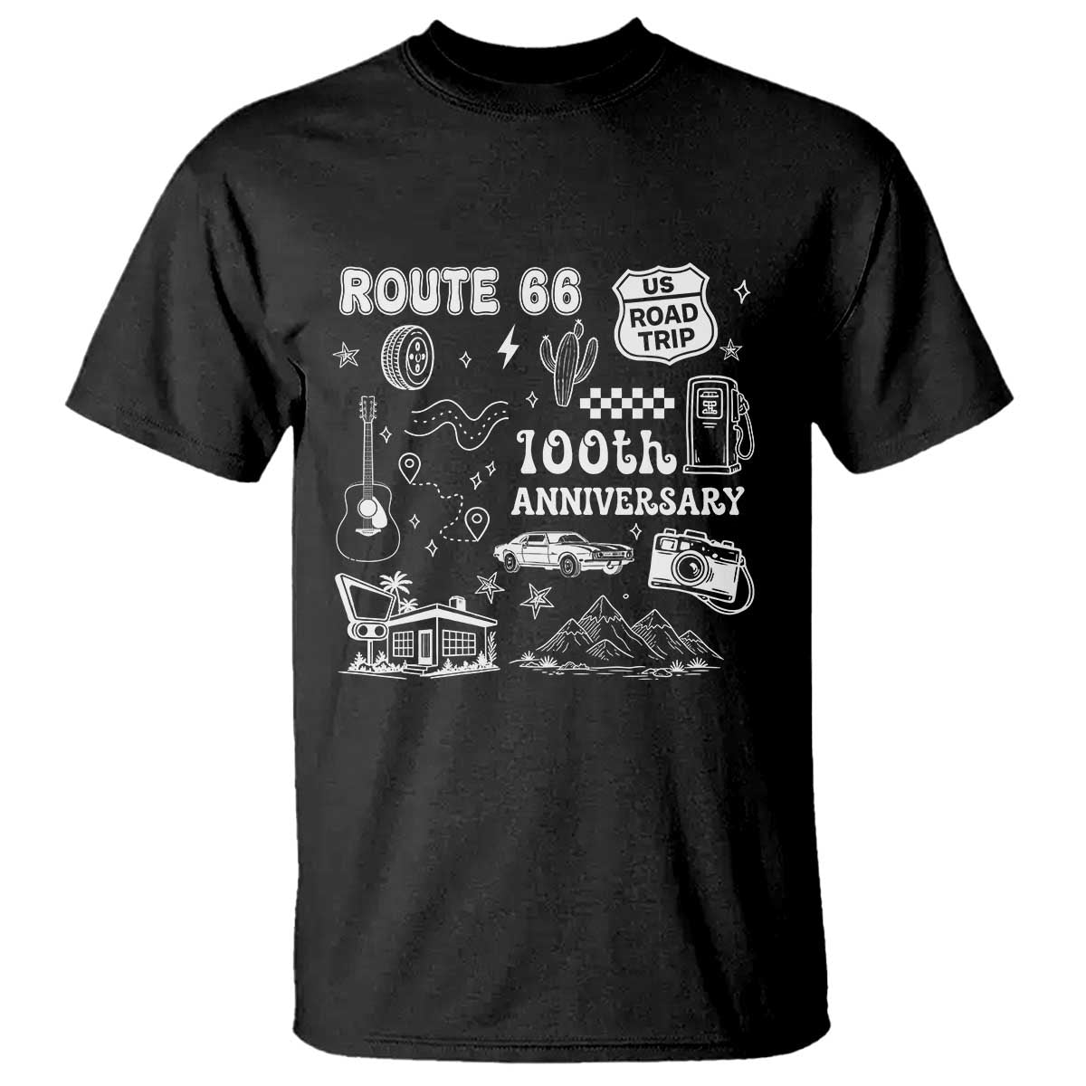 Route Highway 66 100th Anniversary T Shirt The Mother Road Centennial
