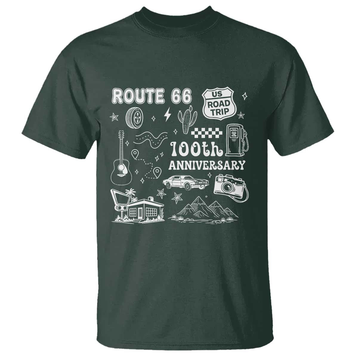Route Highway 66 100th Anniversary T Shirt The Mother Road Centennial
