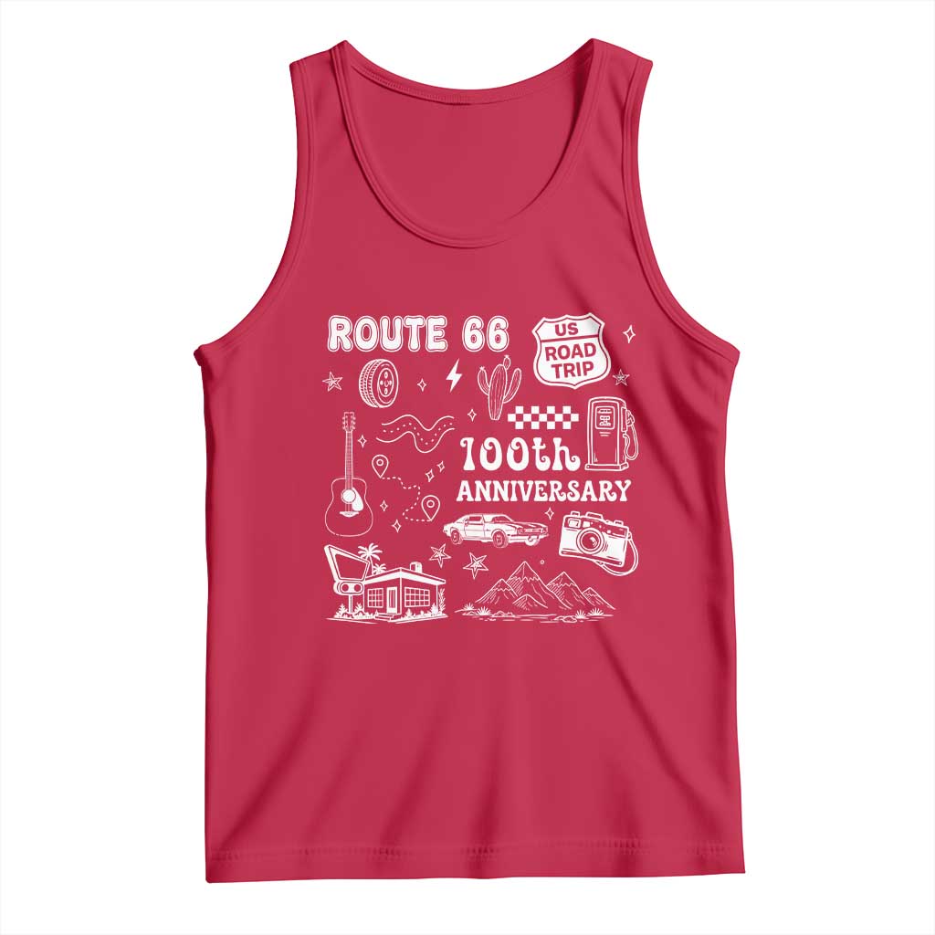 Route Highway 66 100th Anniversary Tank Top The Mother Road Centennial