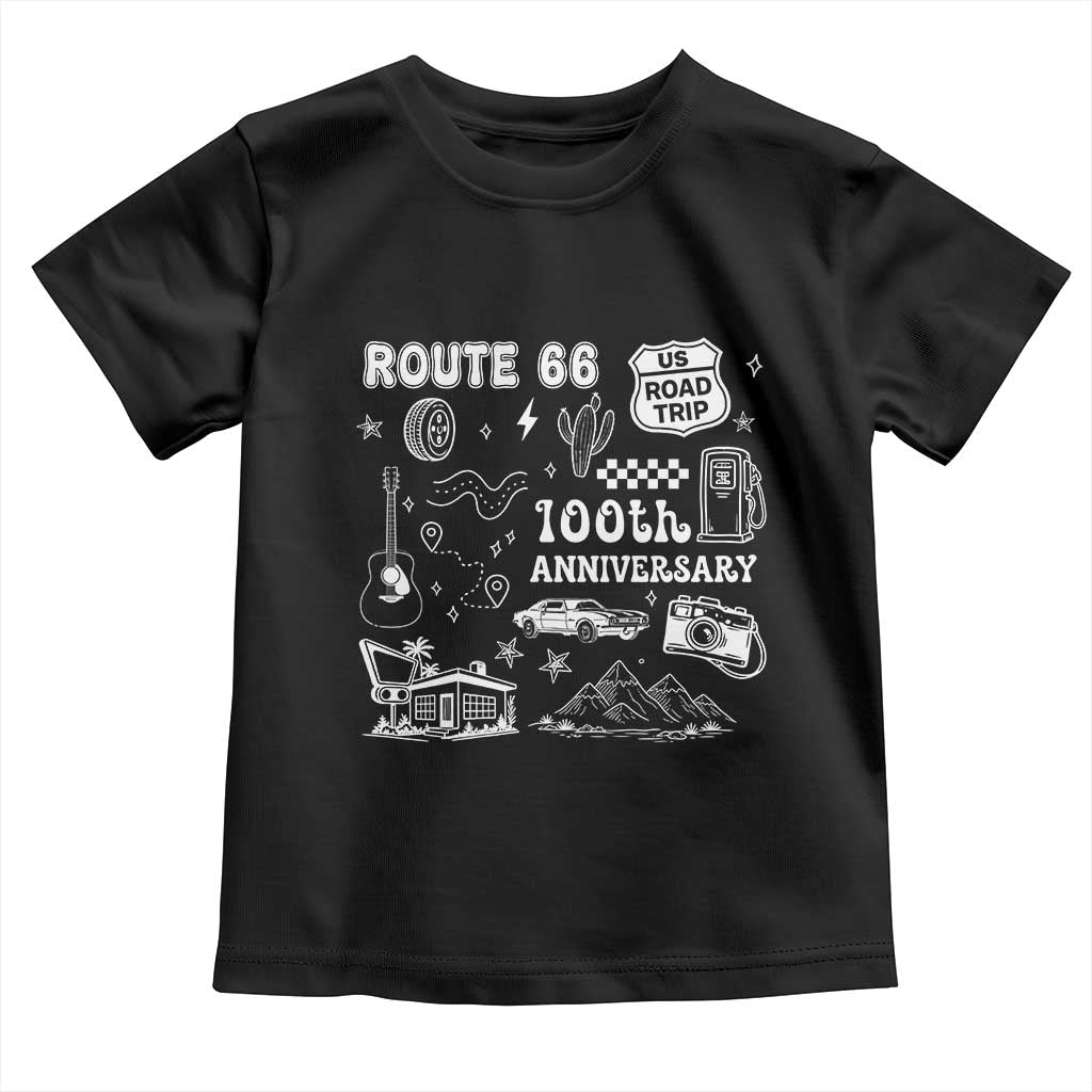 Route Highway 66 100th Anniversary Toddler T Shirt The Mother Road Centennial
