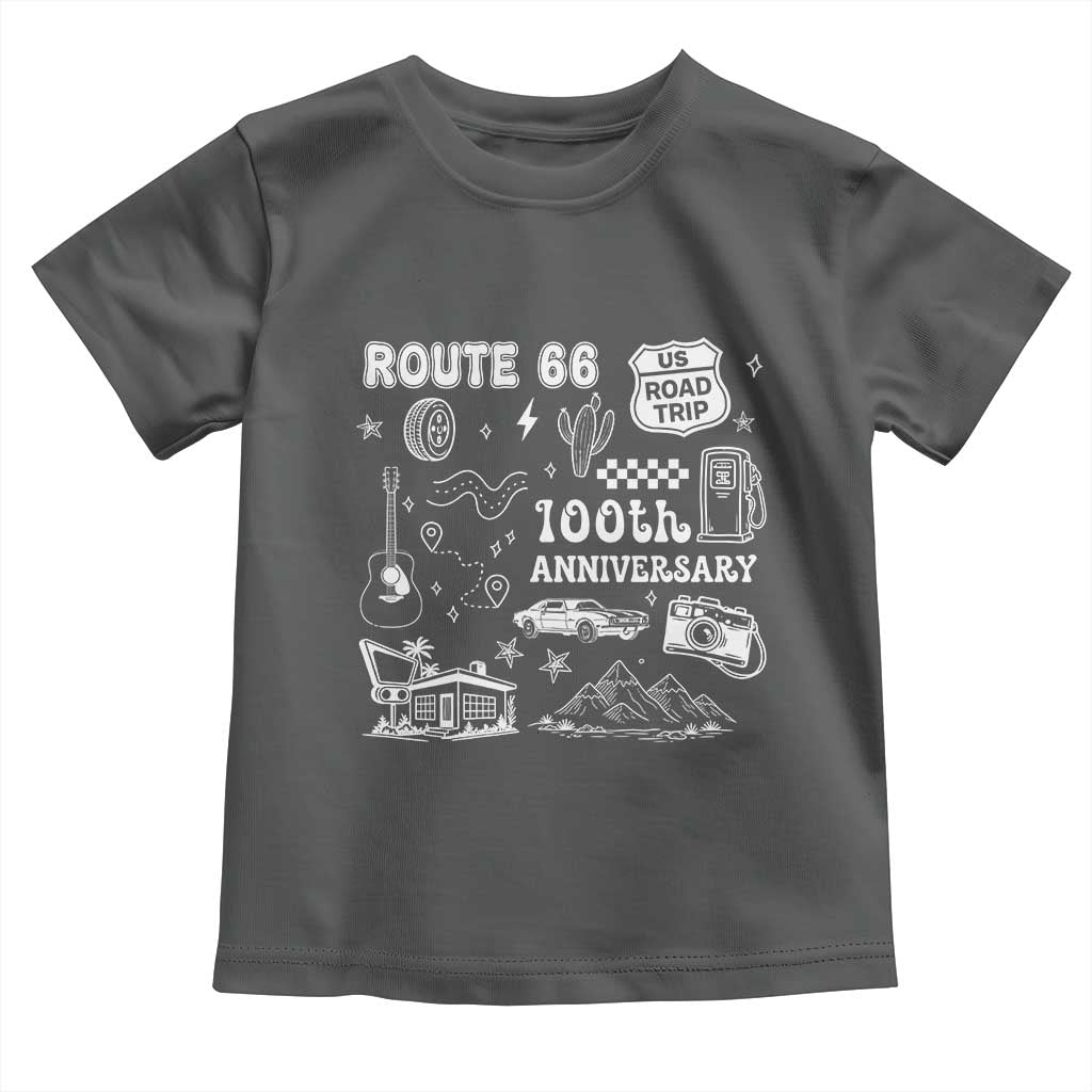 Route Highway 66 100th Anniversary Toddler T Shirt The Mother Road Centennial